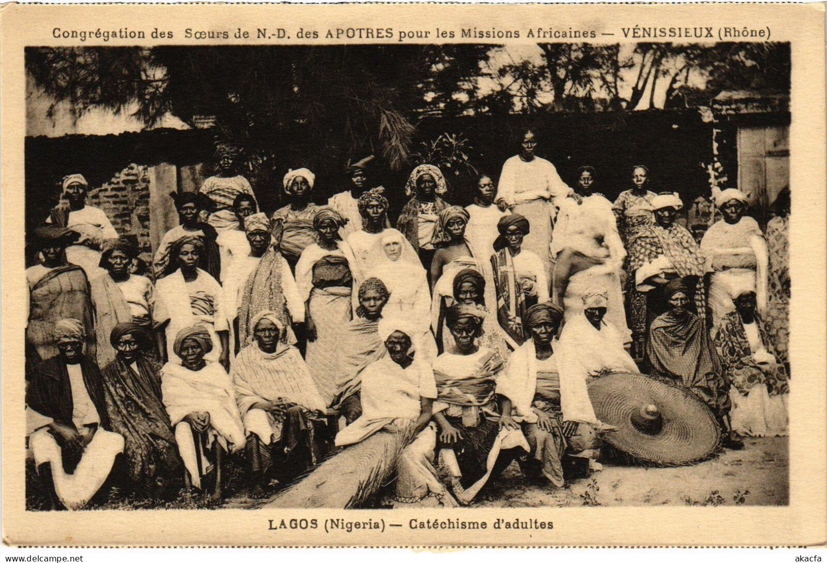 PC NIGERIA LAGOS CATHÉCISME D'ADULTES MISSIONARIES (a53482) - Nigeria