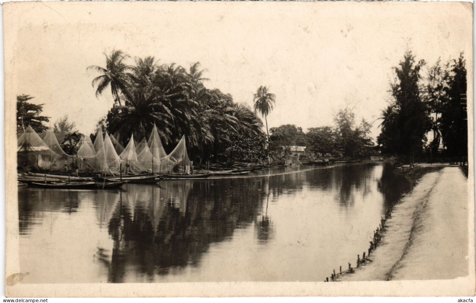 PC NIGERIA LAGOS REAL PHOTO POSTCARD (a53476) - Nigeria