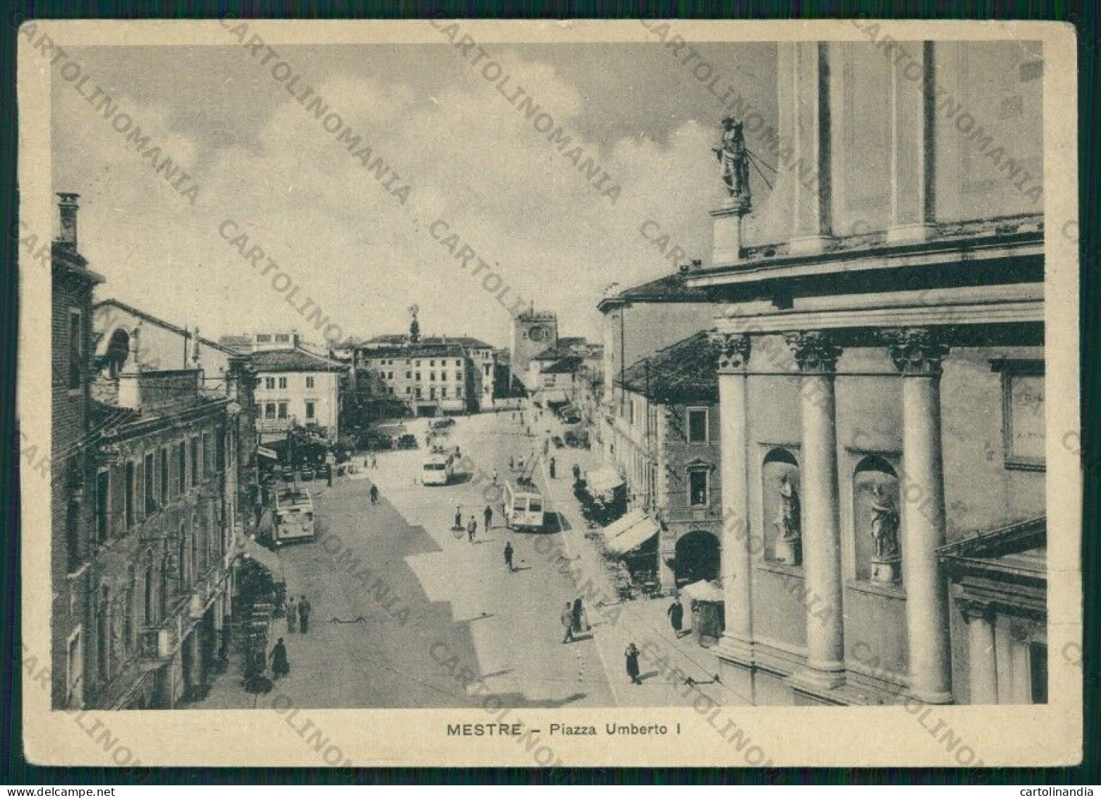 Venezia Mestre Filovia PIEGHINA FG Cartolina VK2962 - Venezia (Venice)