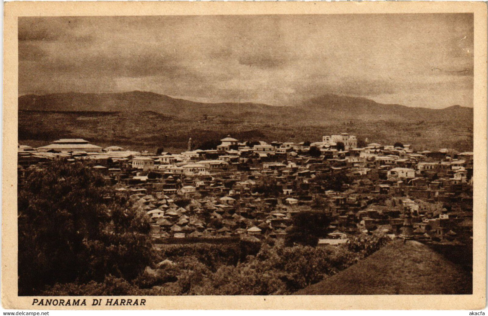 PC ETHIOPIA HARAR PANORAMA (a53376) - Etiopía