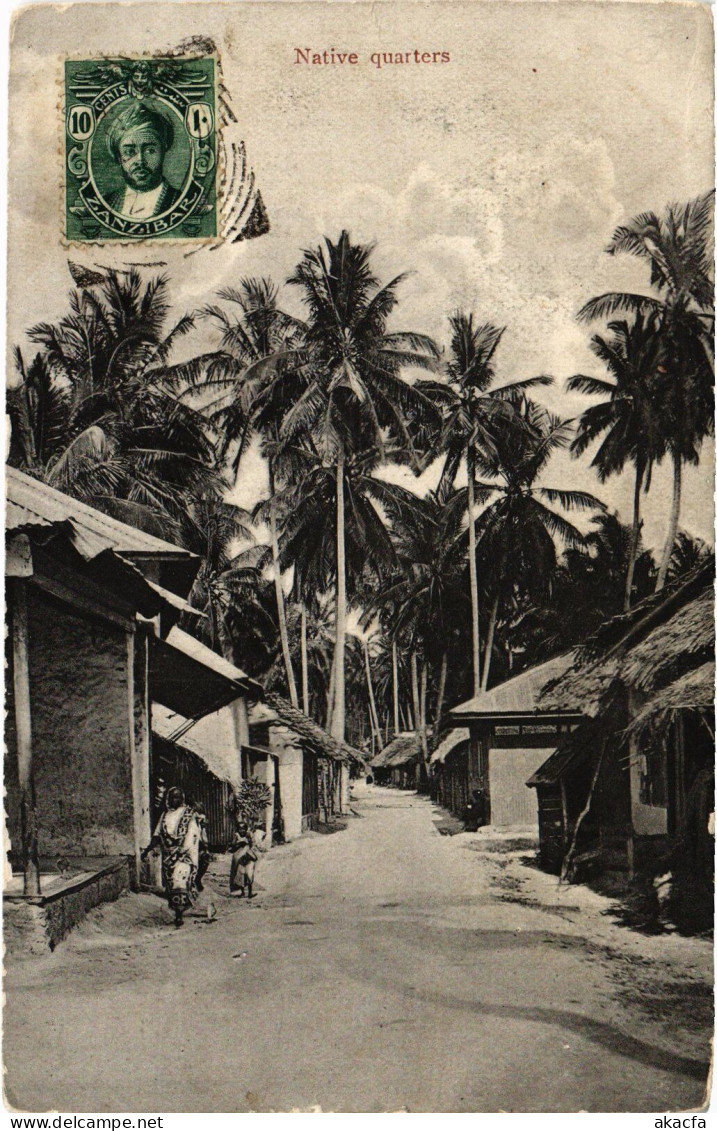 PC ZANZIBAR NATIVE QUARTERS (a53344) - Tanzanie