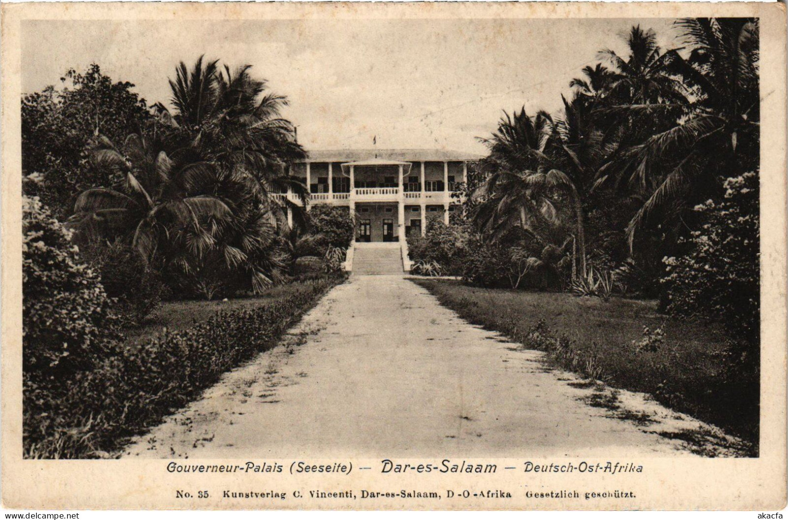 PC TANZANIA DAR-ES-SALAAM GOUVERNEUR PALAIS SEESEITE (a53323) - Tanzanie