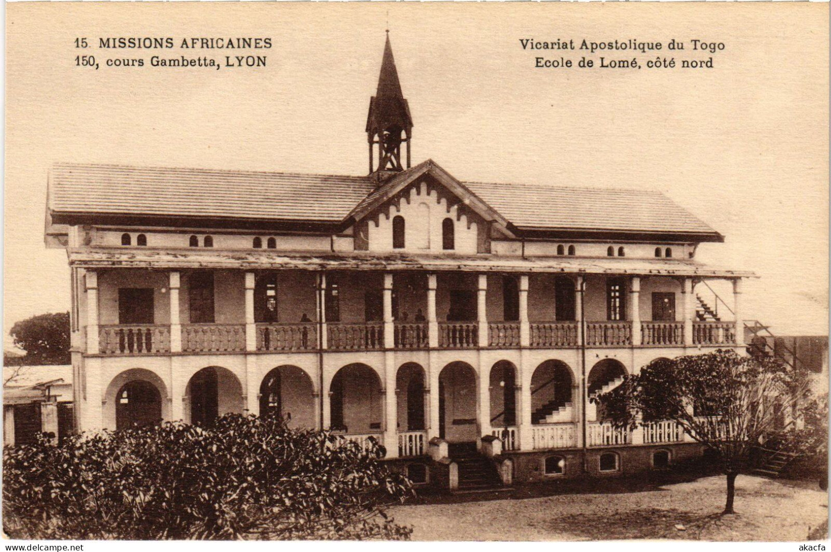 PC TOGO LOMÉ ECOLE VICARIAT APOSTOLIQUE MISSIONARIES (a53315) - Togo