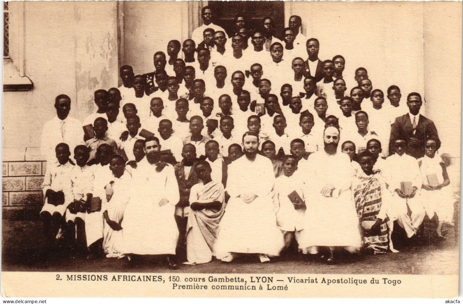 PC TOGO LOMÉ PREMIER COMMUNION VICARIAT APOSTOLIQUE MISSIONARIES (a53308) - Togo