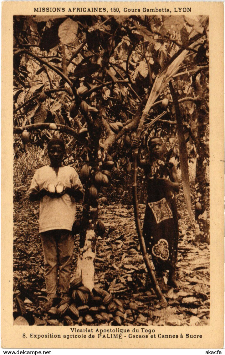 PC TOGO EXPO AGRICOLE PALIMÉ CACAOS ET CANNES A SUCRE MISSIONARIES (a53301) - Togo