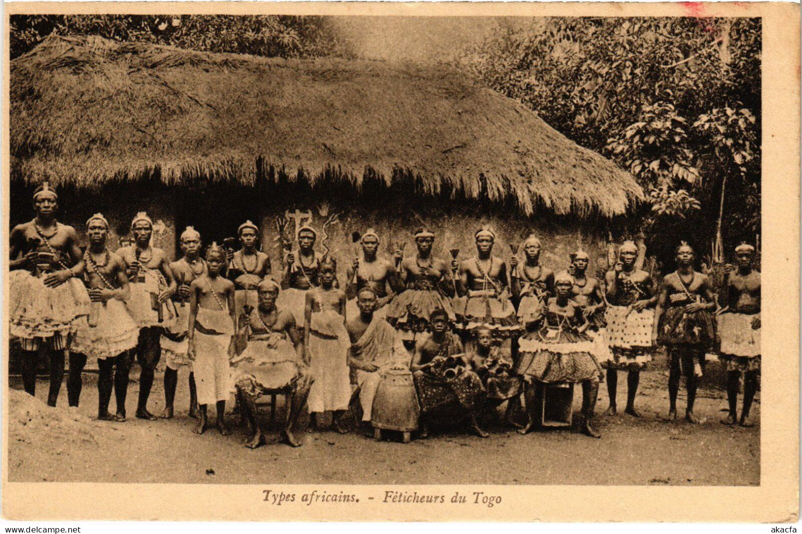 PC TOGO FÉTICHEURS ETHNIC TYPES (a53288) - Togo