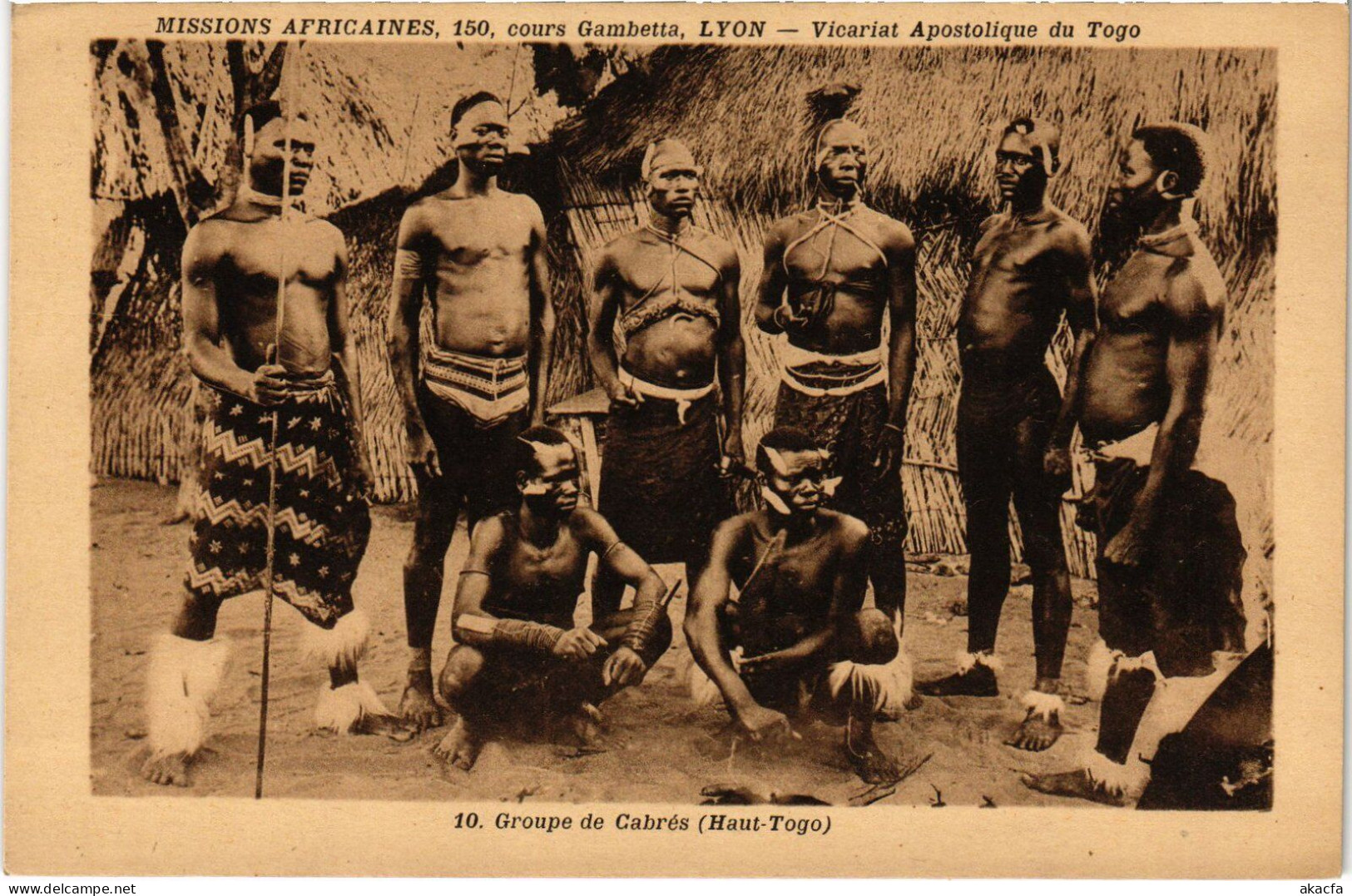 PC TOGO GROUPE DE CABRÉS HAUT-TOGO ETHNIC TYPES (a53285) - Togo