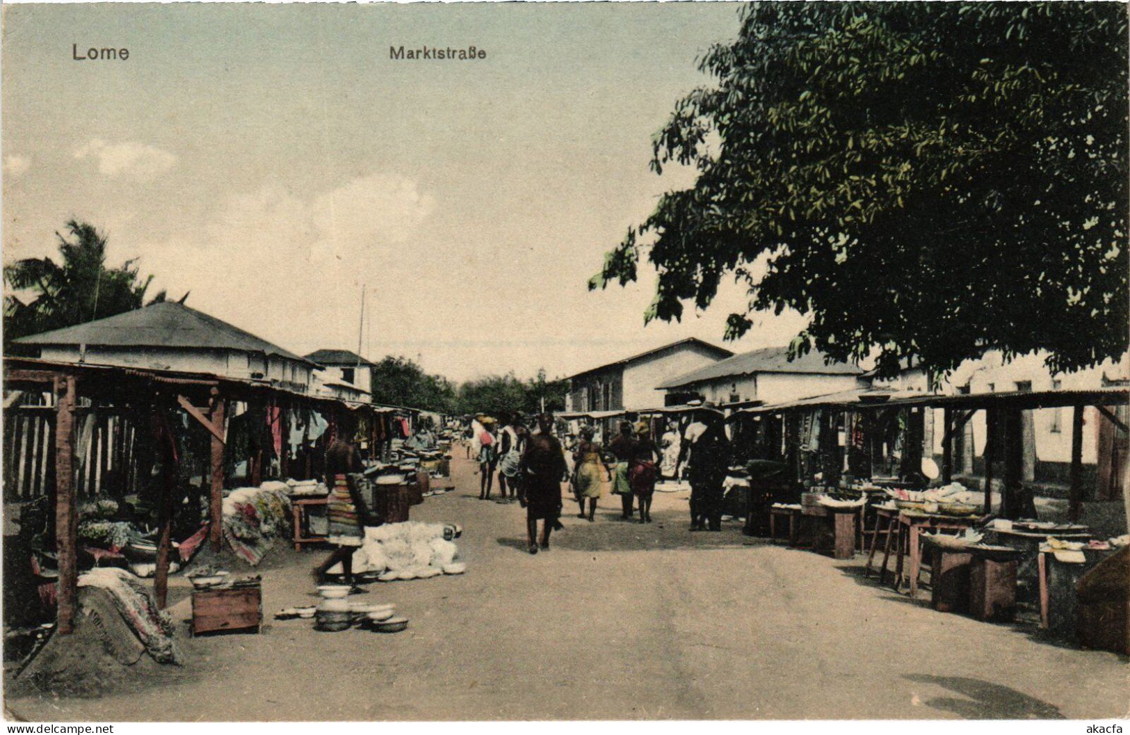 PC TOGO LOMÉ MARKTSTRASSE (a53273) - Togo