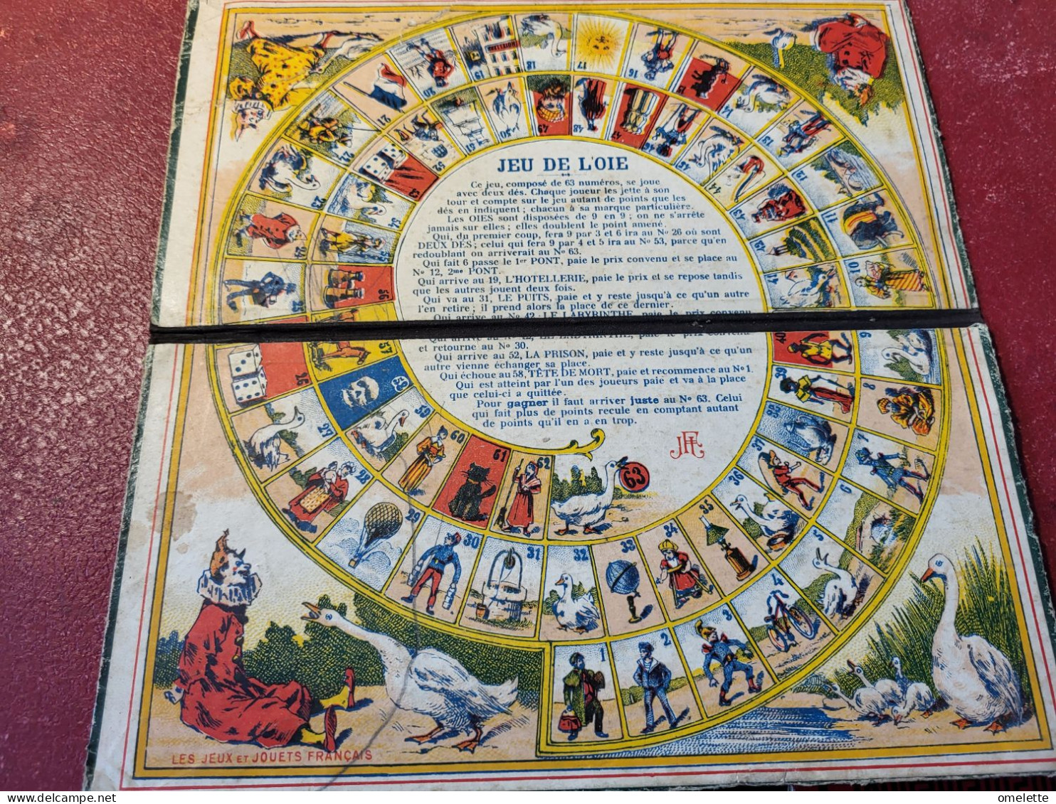 JEU DE L OIE  / MARQUE JEUX ET JOUETS ANCIENS - Altri & Non Classificati