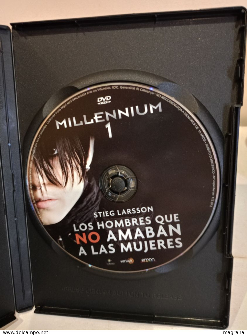 Película Dvd. Millenium 1. Los Hombres Que No Amaban A Las Mujeres. Stieg Larsson. 2009. - Drama