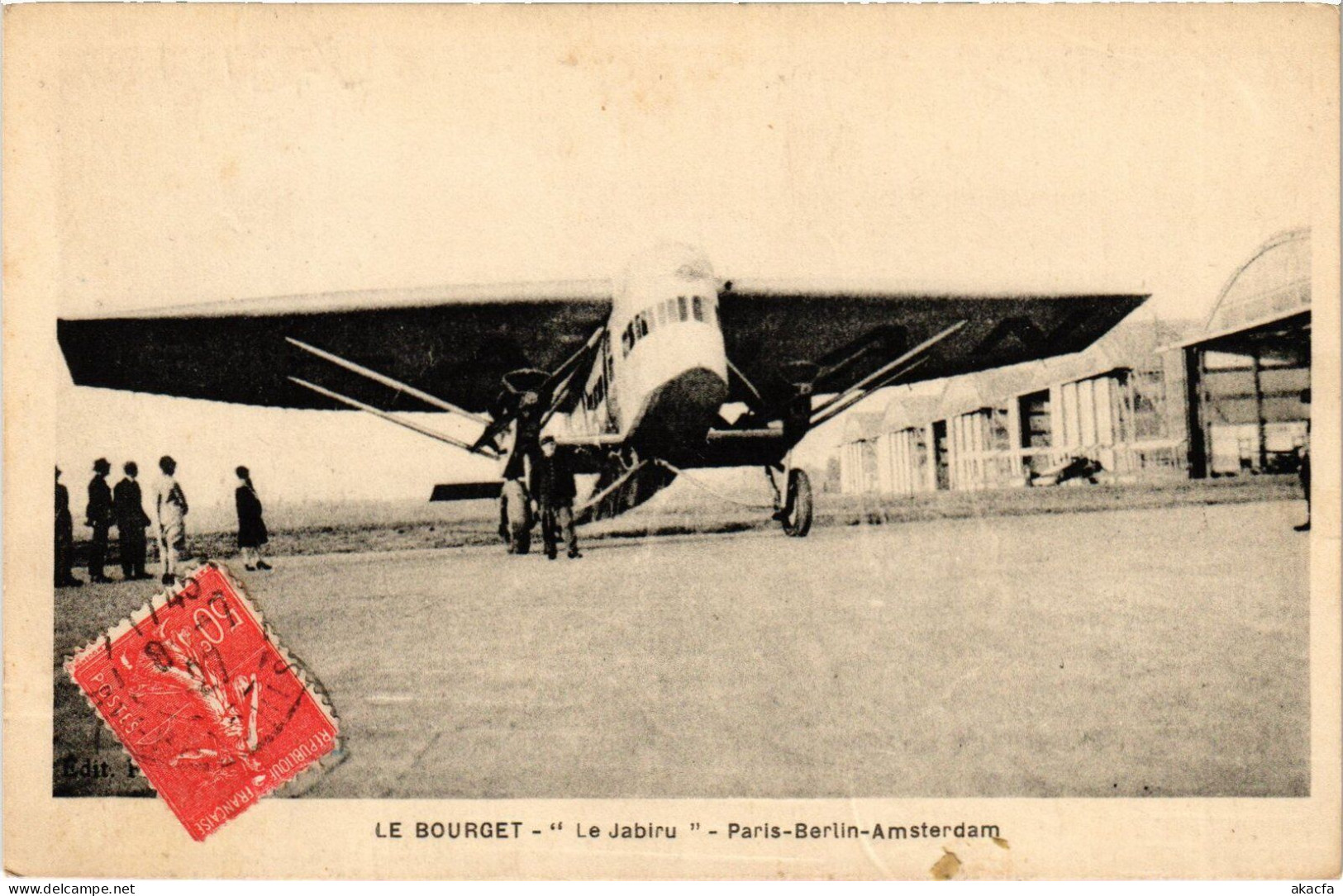 PC AVIATION AERODROME LE BOURGET LE JABIRU (a55086) - Aerodromes