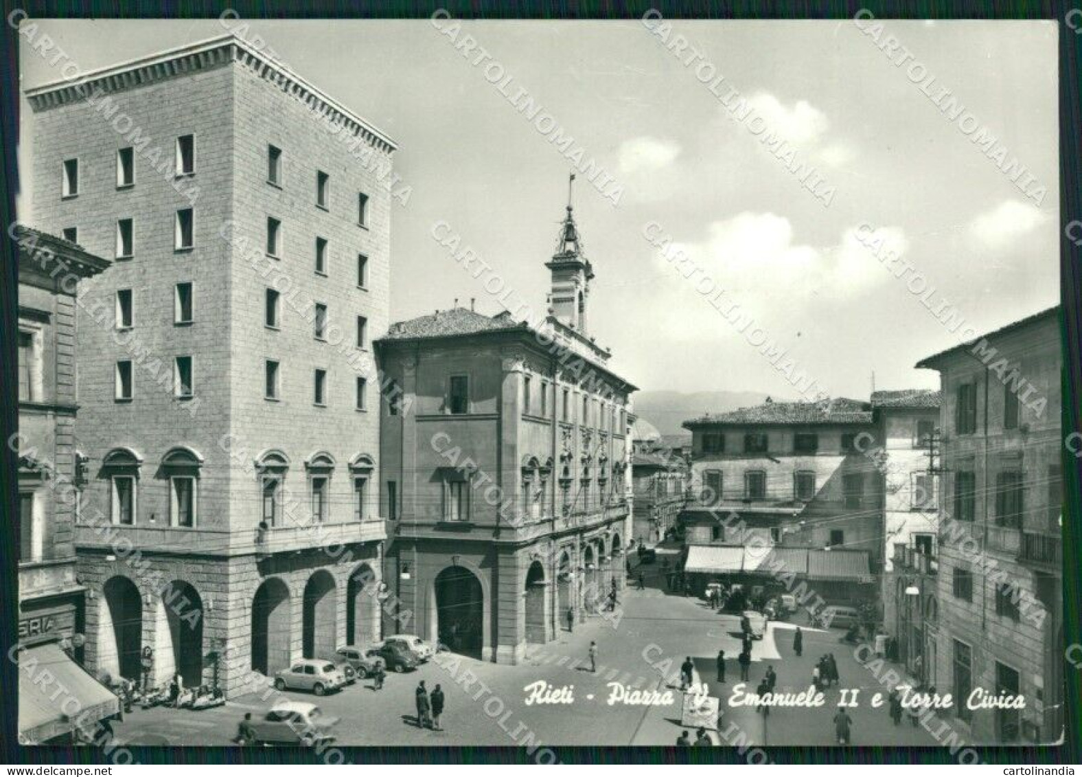 Rieti Città Auto Foto FG Cartolina ZKM8087 - Rieti