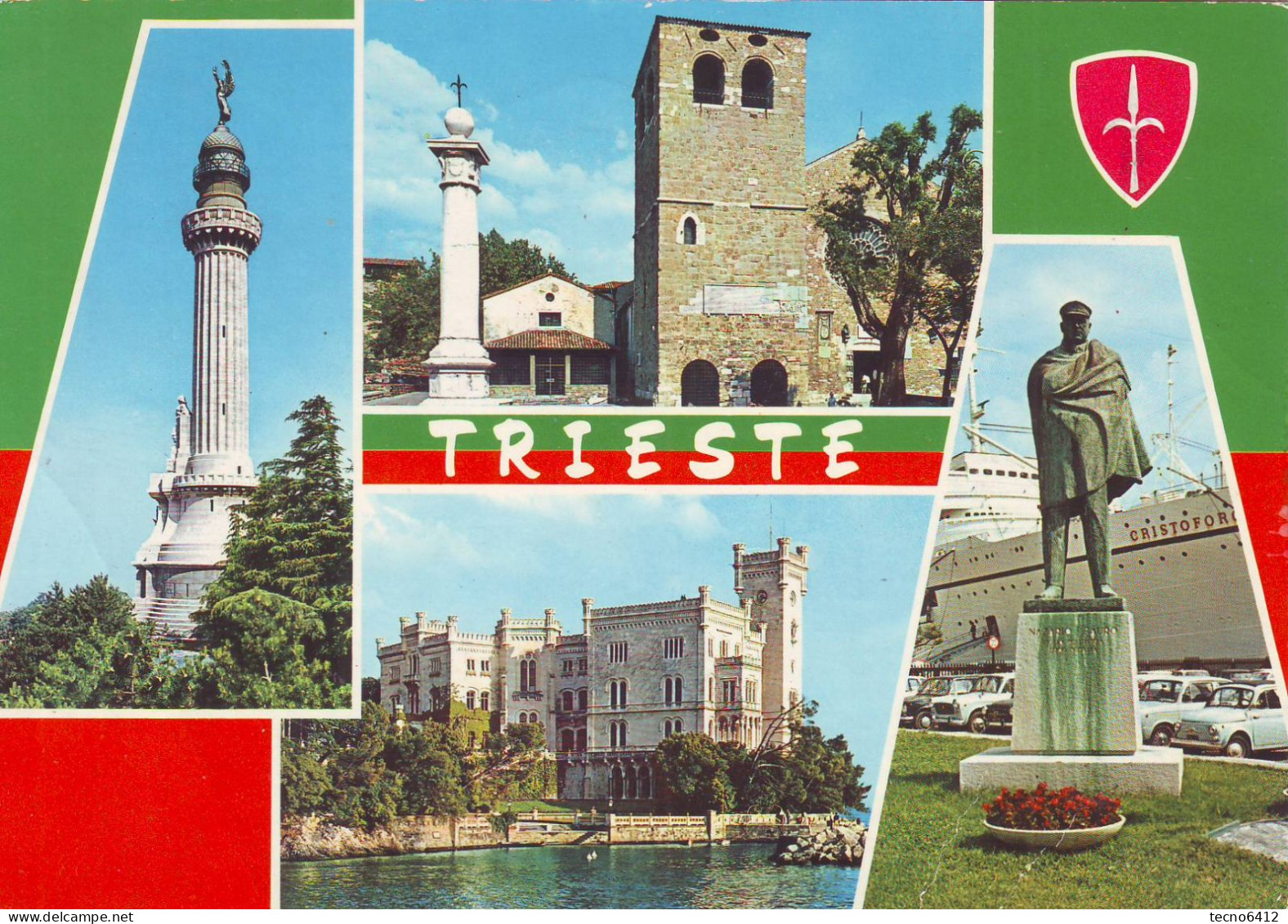 Trieste - Vedutine - Viaggiata - Trieste