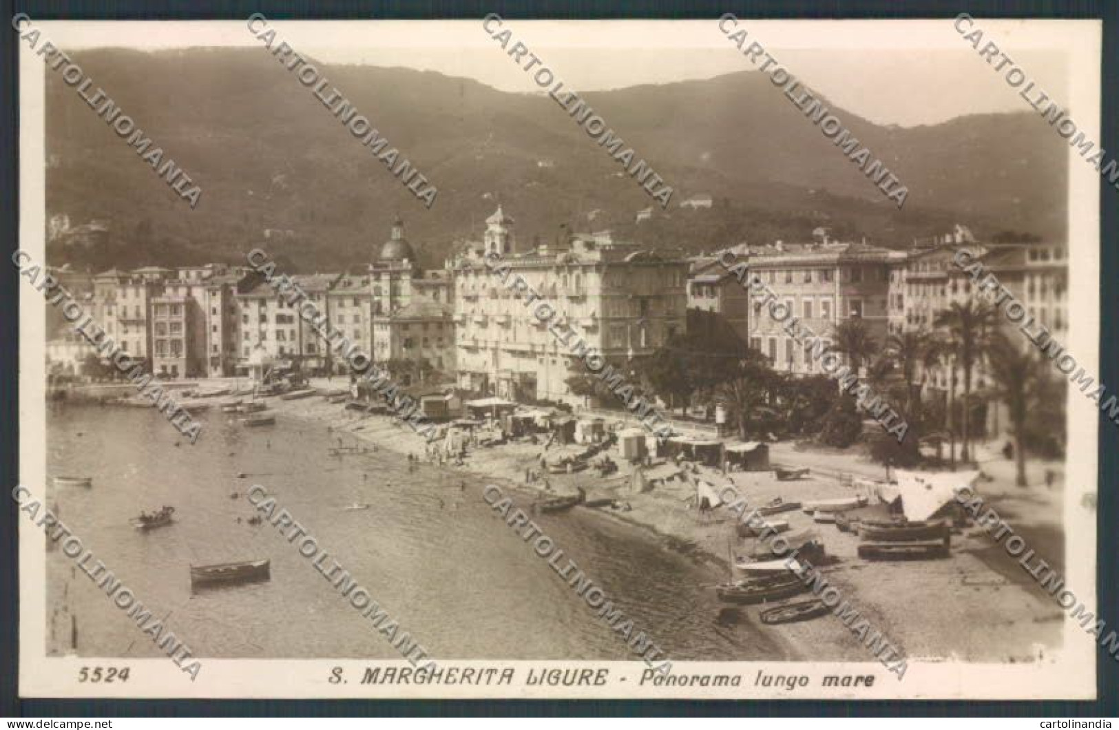 Genova Santa Margherita Ligure Foto Cartolina ZQ9259 - Genova (Genoa)