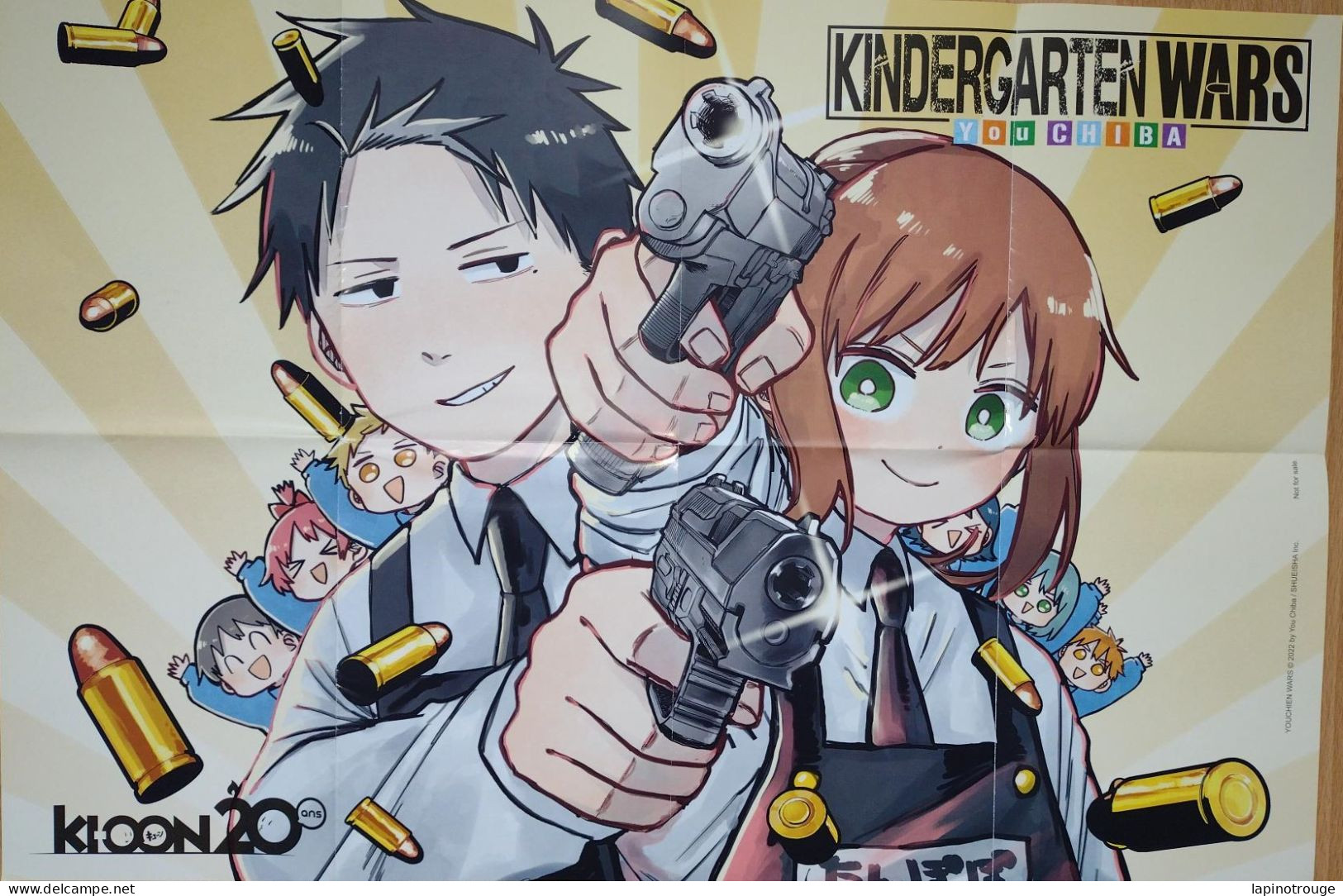 Affiche YOU Chiba Manga Kindergarten Wars Ki-oon 2024 - Plakate & Offsets