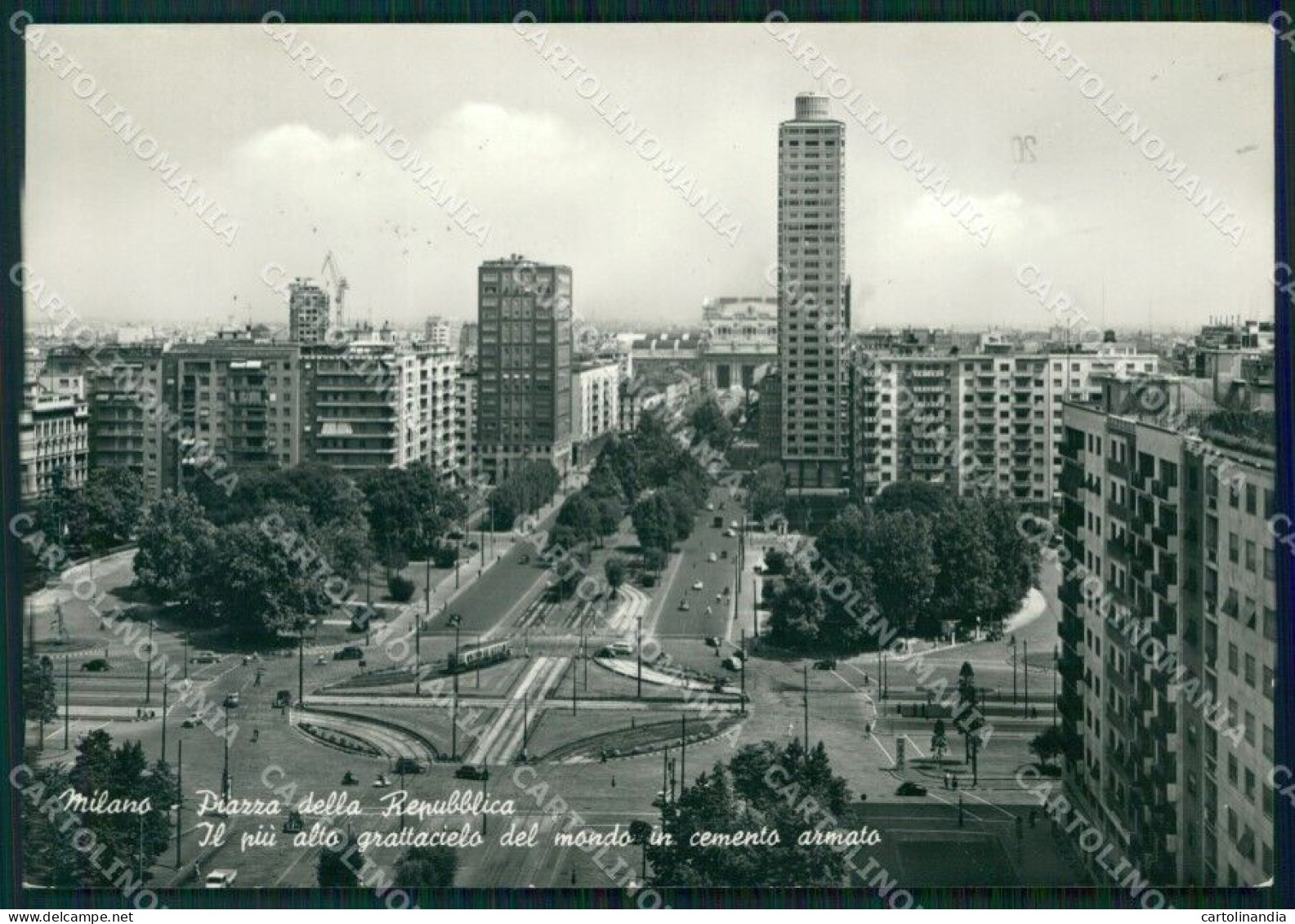 Milano Città Piazza Repubblica FG Foto Cartolina KB5238 - Milano (Milan)