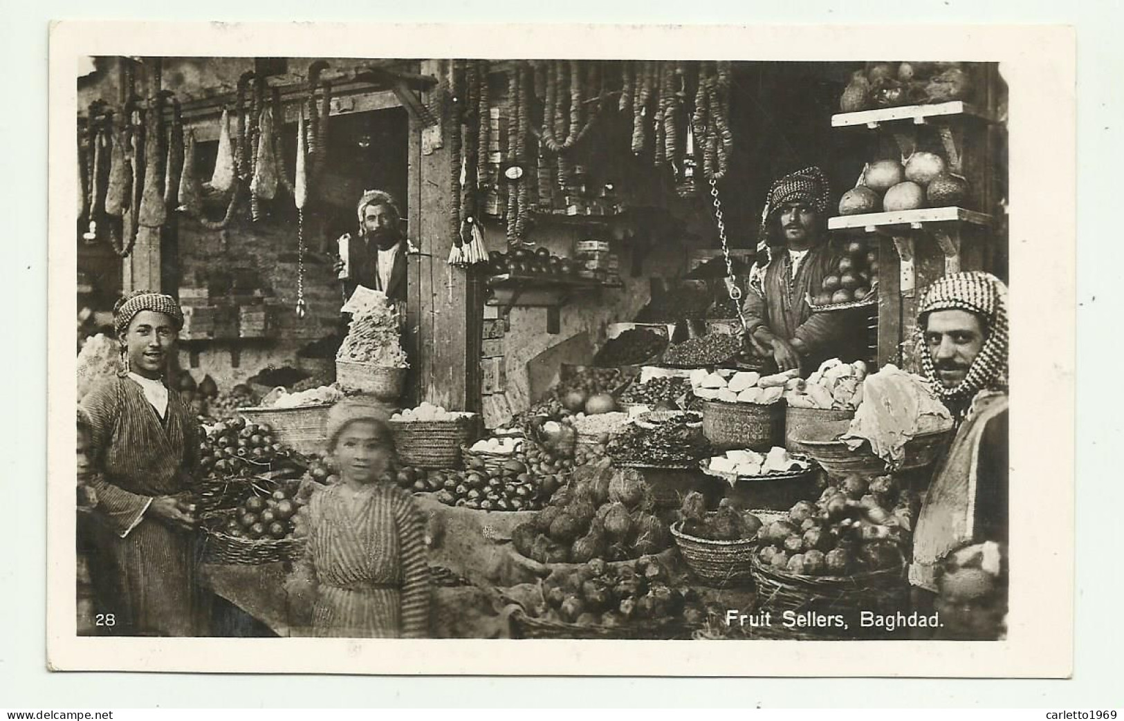 FRUIT SELLERS, BAGHDAD  - NV FP - Iraq