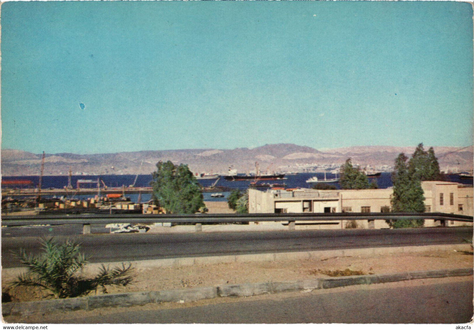 PC JORDAN, AQABA, AQABA'S PORT, Modern Postcard (b52936) - Jordanien