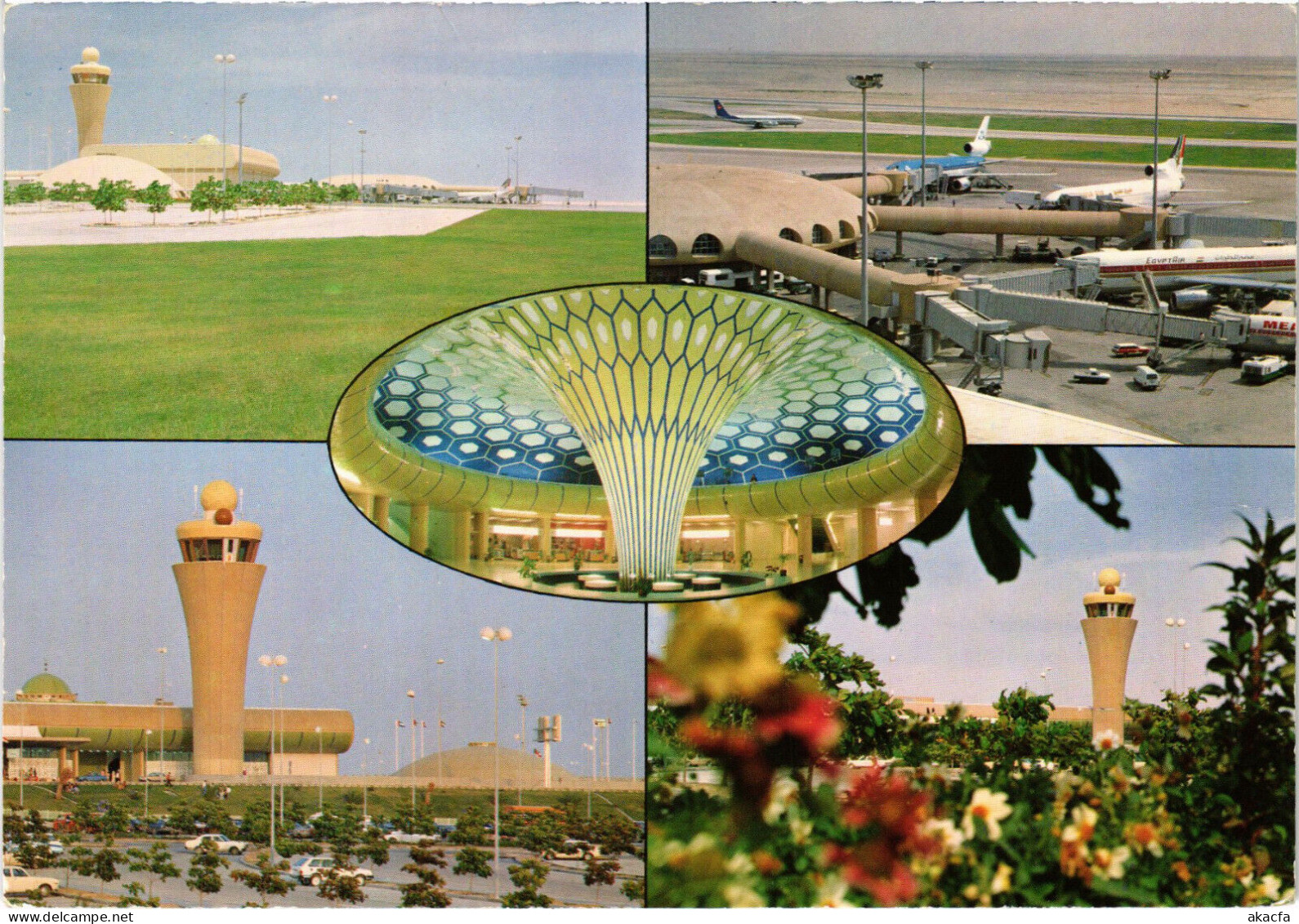 PC UNITED ARAB EMIRATES, ABU DHABI AIRPORT, Modern Postcard (b52923) - United Arab Emirates