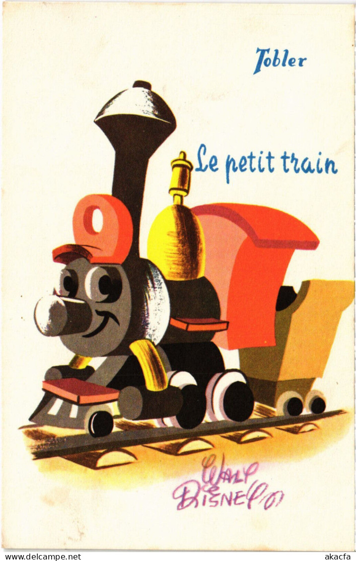 PC DISNEY, TOBLER, LE PETIT TRAIN, Vintage Postcard (b52861) - Disneyworld