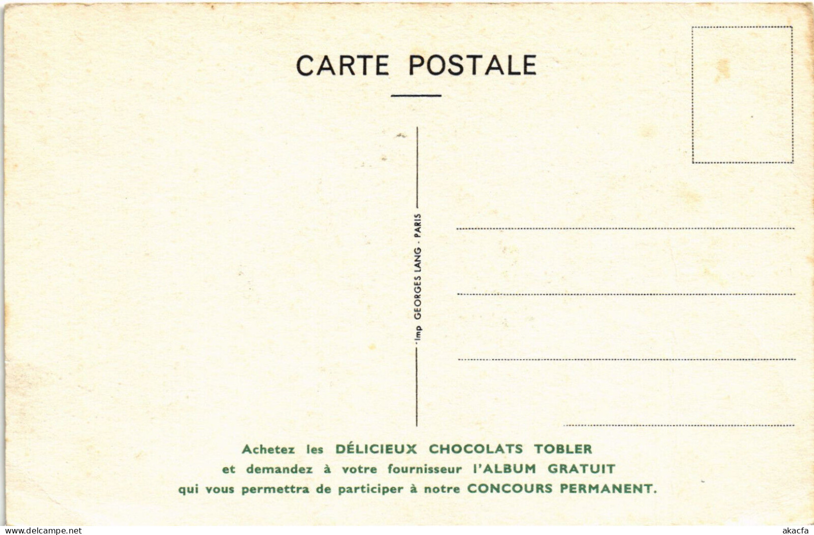 PC DISNEY, TOBLER, PABLO, PENGUIN, Vintage Postcard (b52857) - Disneyworld