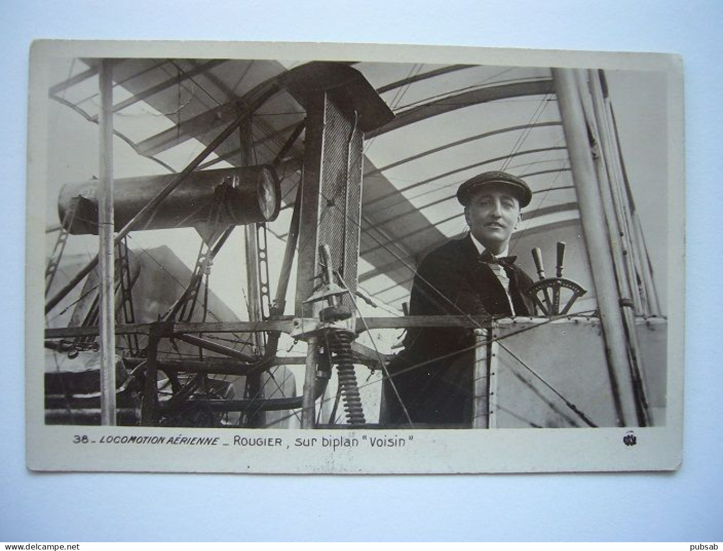 Avion / Airplane / Biplan VOISIN / Pilote : Rougier - ....-1914: Voorlopers