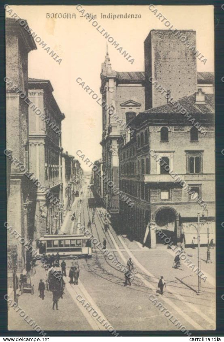 Bologna Città Tram Cartolina ZT1847 - Bologna