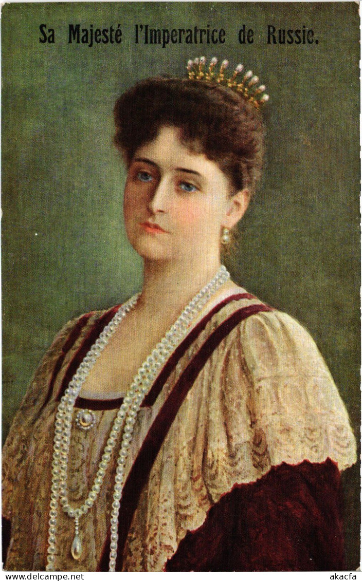 PC RUSSIA EMPRESS ALEXANDRA FEODOROVNA ROMANOV ROYALTY (a56678) - Königshäuser