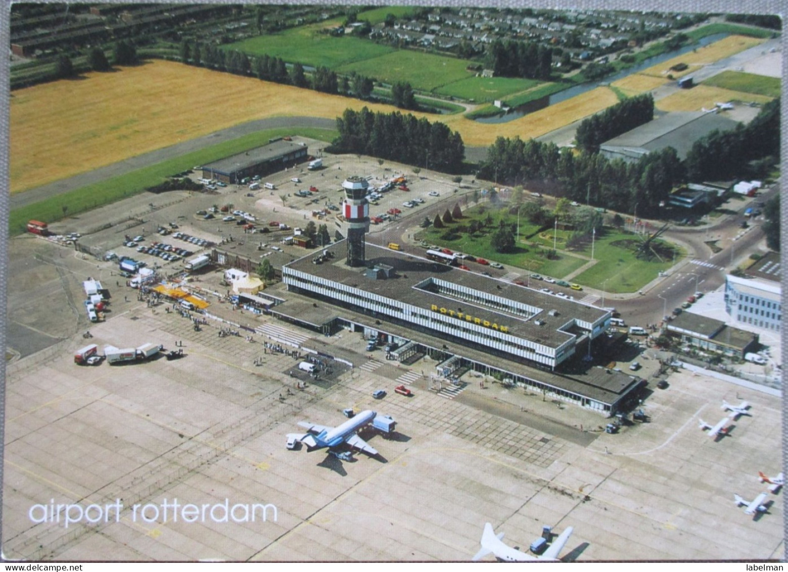 HOLLAND NETHERLAND ROTTERDAM CITY AIRPORT MULTI VIEW KARTE POSTCARD CARTOLINA ANSICHTSKARTE CARTE POSTALE POSTKARTE CARD - Rotterdam