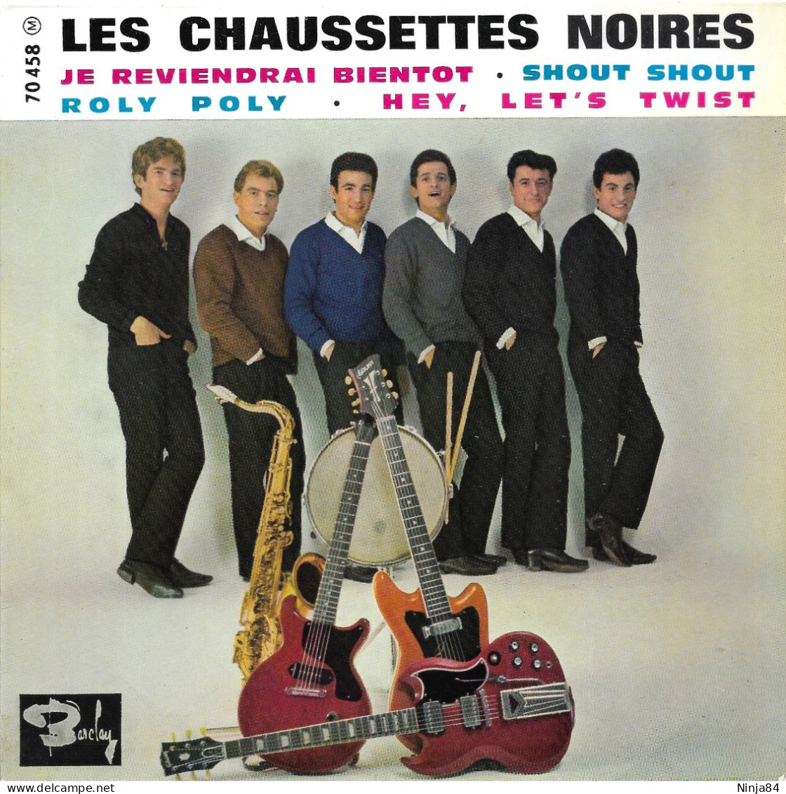 EP 45 RPM (7") Les Chaussettes Noires  "  Je Reviendrai Bientôt  " - Sonstige - Franz. Chansons