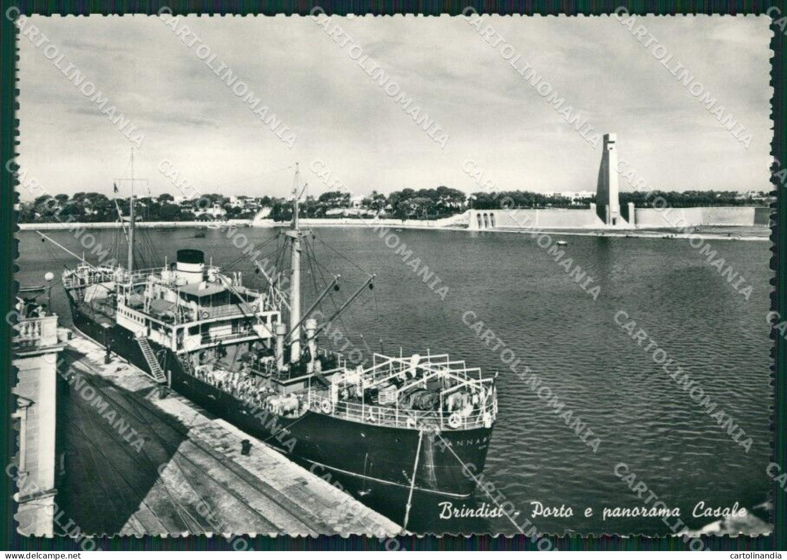 Brindisi Città Porto Foto FG Cartolina ZK0245 - Brindisi