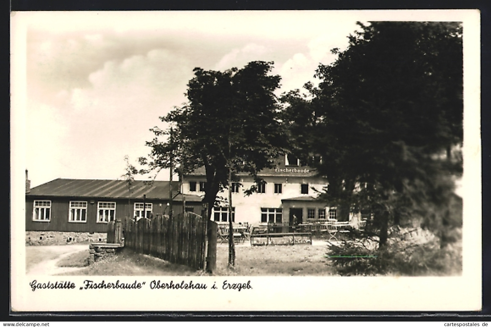 AK Oberholzhau Im Erzgeb., Gaststätte Fischerbaude  - Oberholzhau (Erzgeb.)