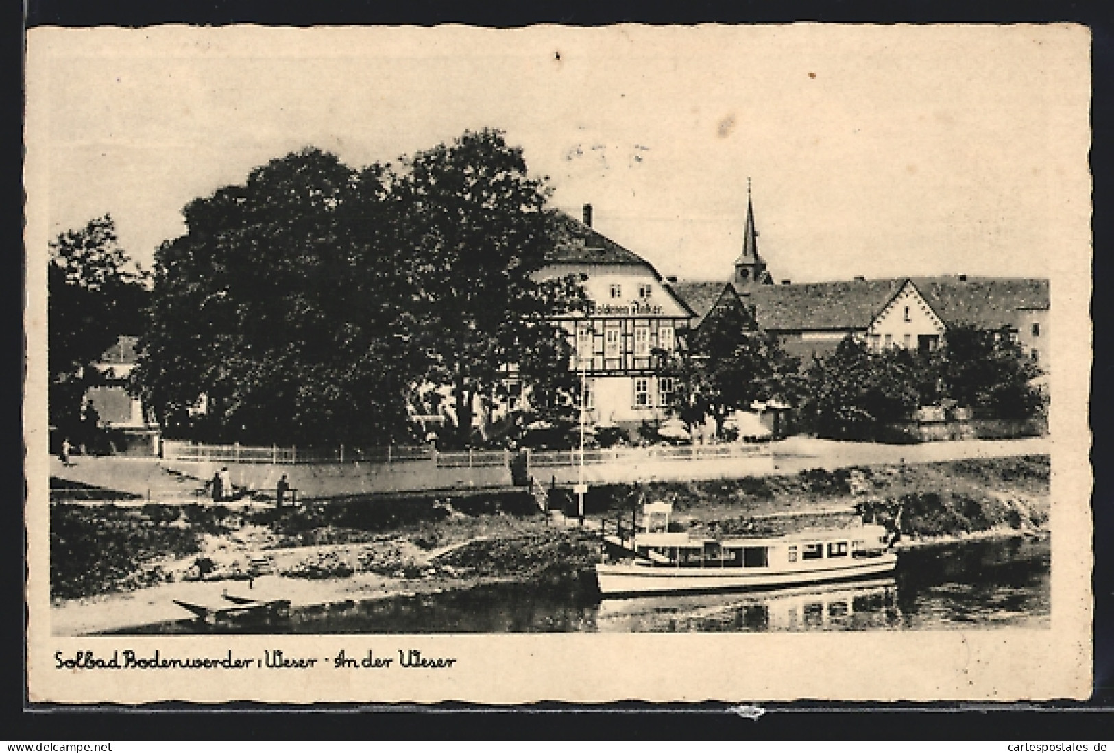 AK Bodenwerder /Weser, An Der Weser  - Bodenwerder