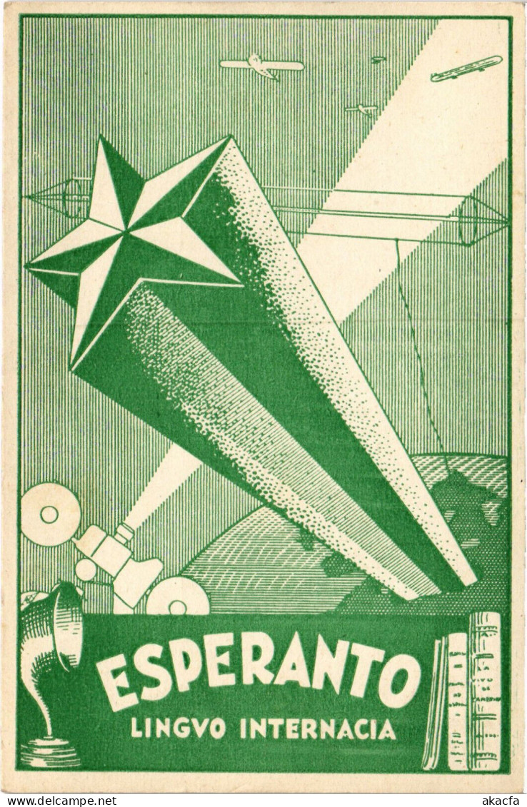 PC ESPERANTO, LINGVO INTERNACIA, Vintage Postcard (b53263) - Esperanto