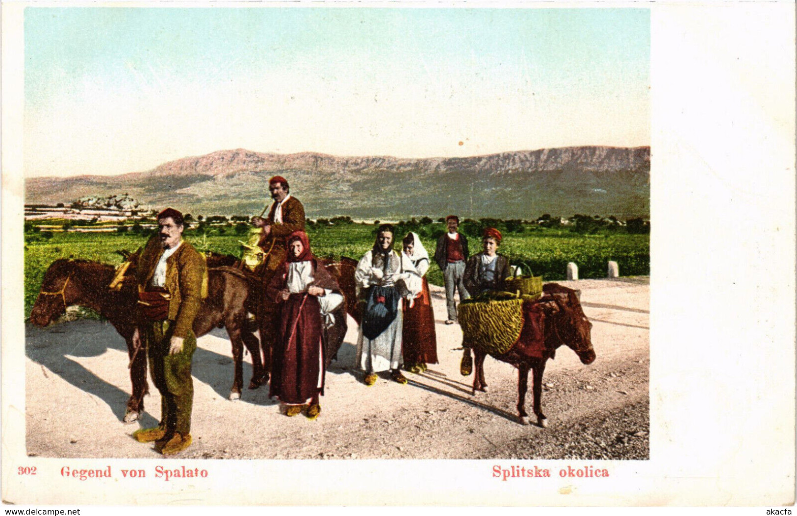 PC CROATIA, SPALATO, SPLITSKA OKOLICA, Vintage Postcard (b53219) - Kroatië