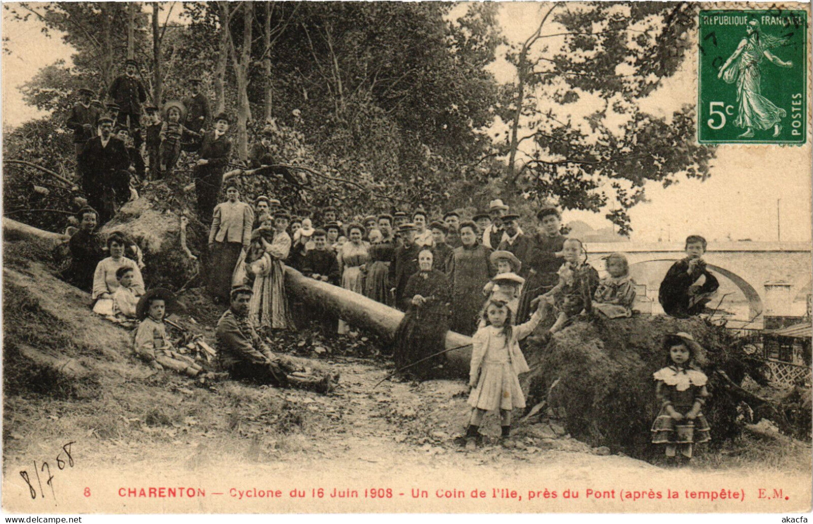 PC FRANCE, CATASTROPHE, CHARENTON, Vintage Postcard (b53169) - Charenton Le Pont