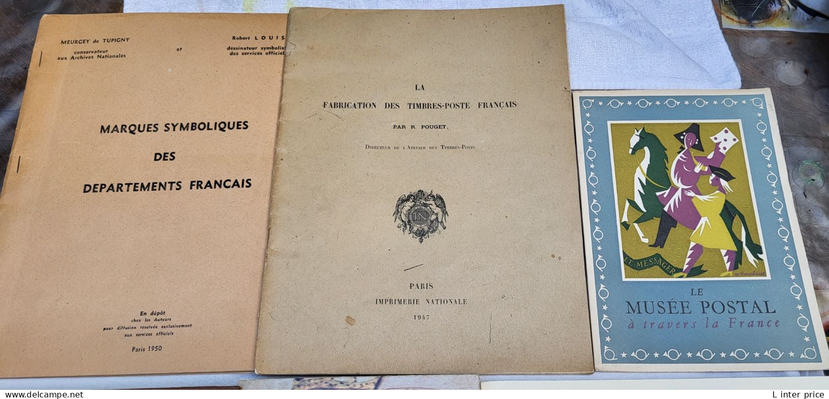 Documents Philatéliques Officiels Notice/livre/fascicule - 1947/87 - Administraciones Postales