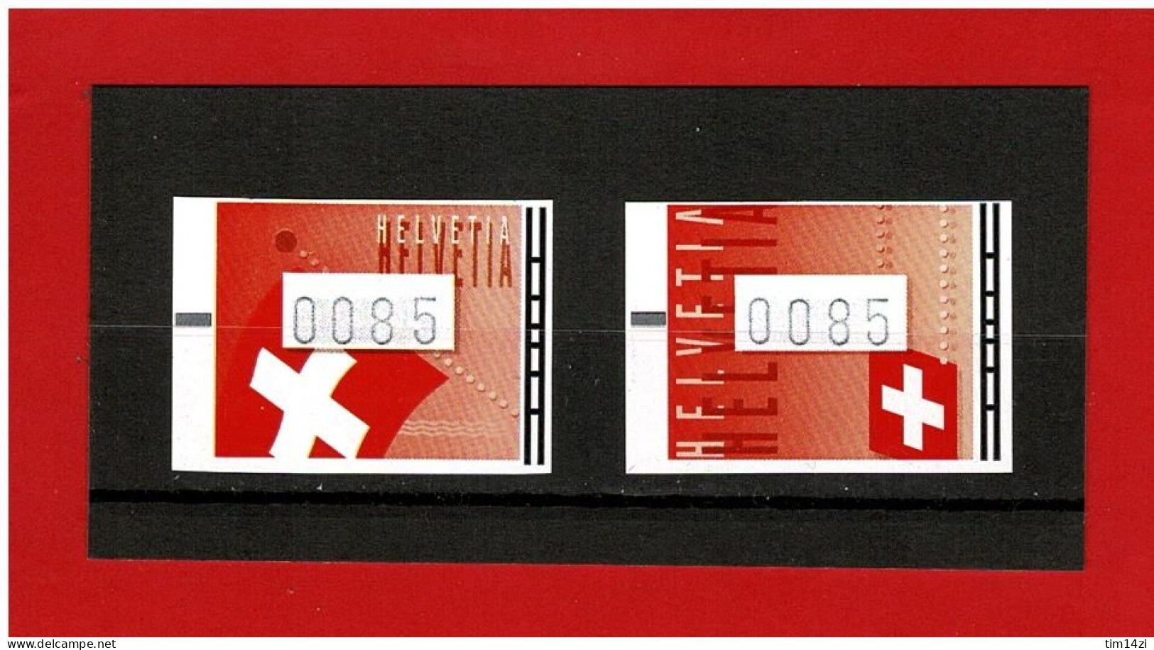 2005 - SUISSE - N° 20/21 - NEUFS** -  DRAPEAUX SUISSES -  COTE Y&T : 4.00 Euros - Automatic Stamps