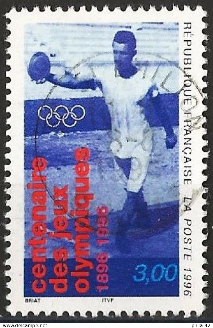 France 1996 - Mi 3162 - YT 3016 ( Centenary Of Olympic Games ) - Oblitérés