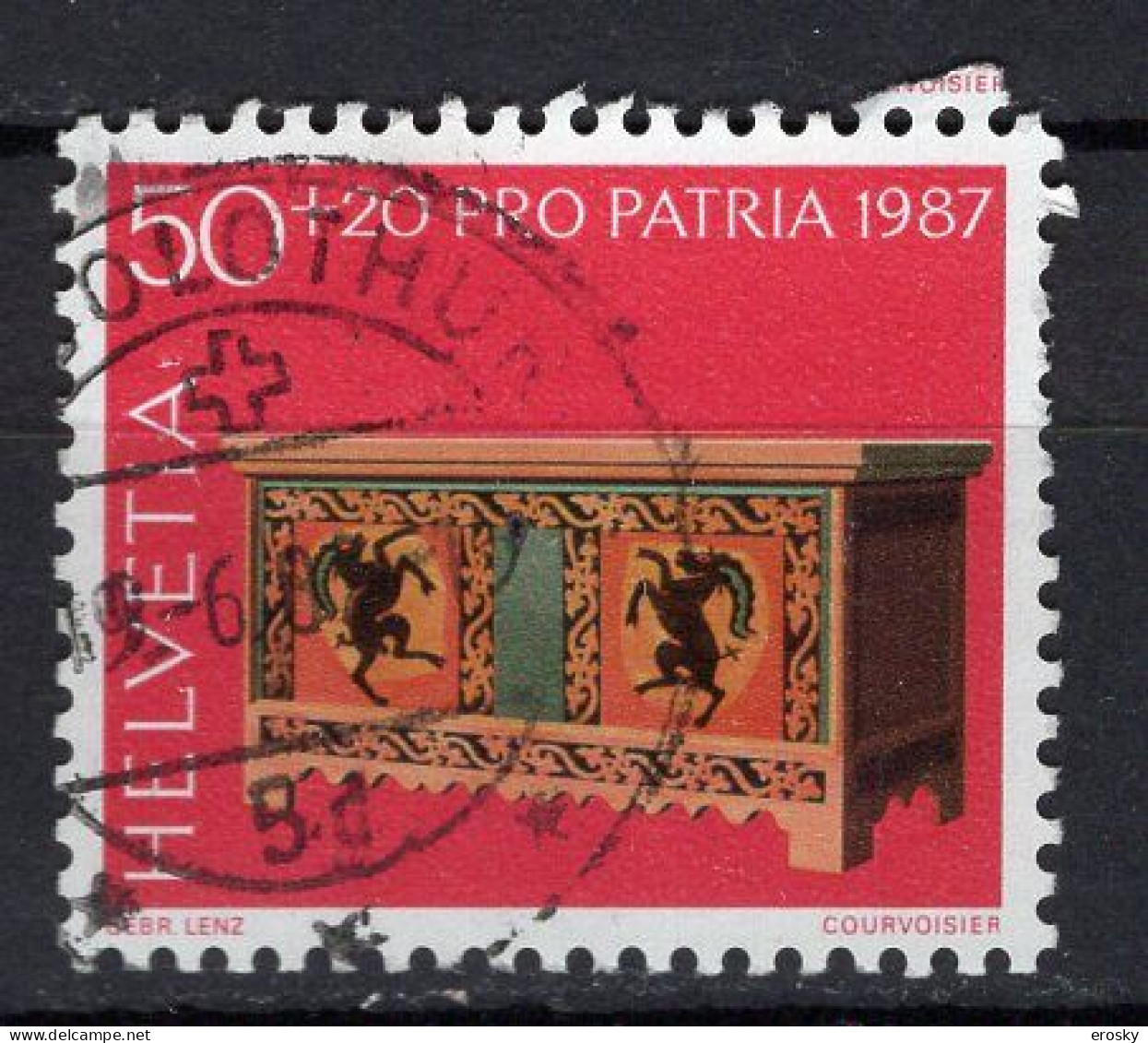 T3220 - SUISSE SWITZERLAND Yv N°1277 Pro Patria Fete Nationale - Used Stamps