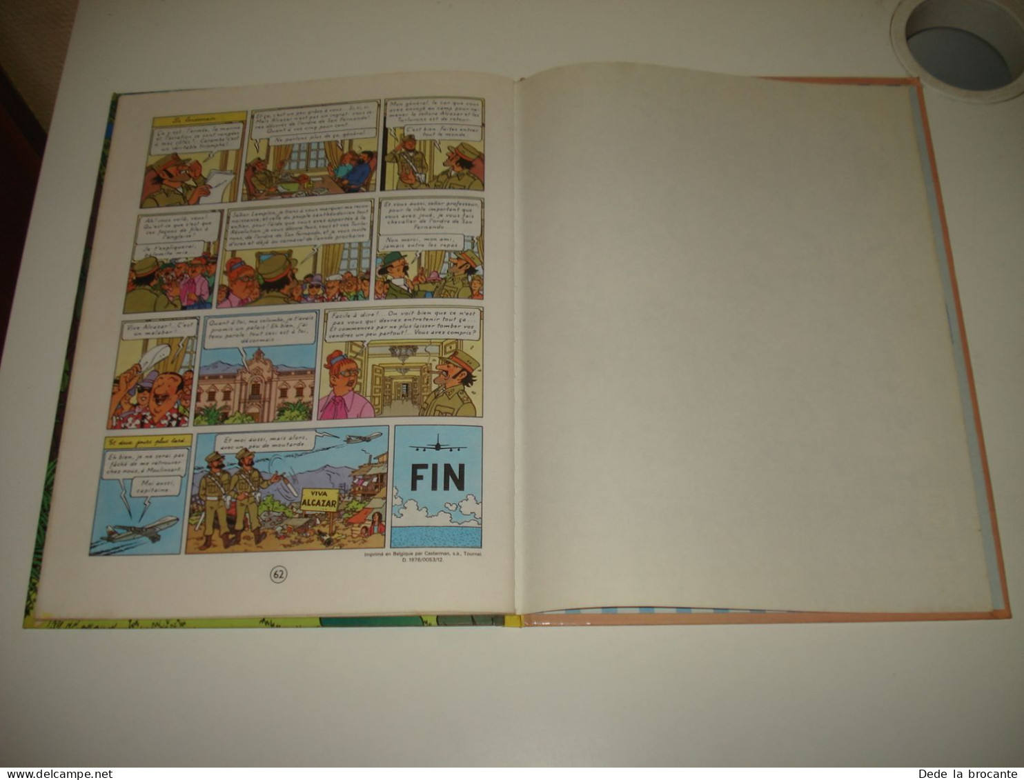 C54 (4)/ Tintin - Et les Picaros - EO 1976 - C1 - 24 traductions - Très bon état