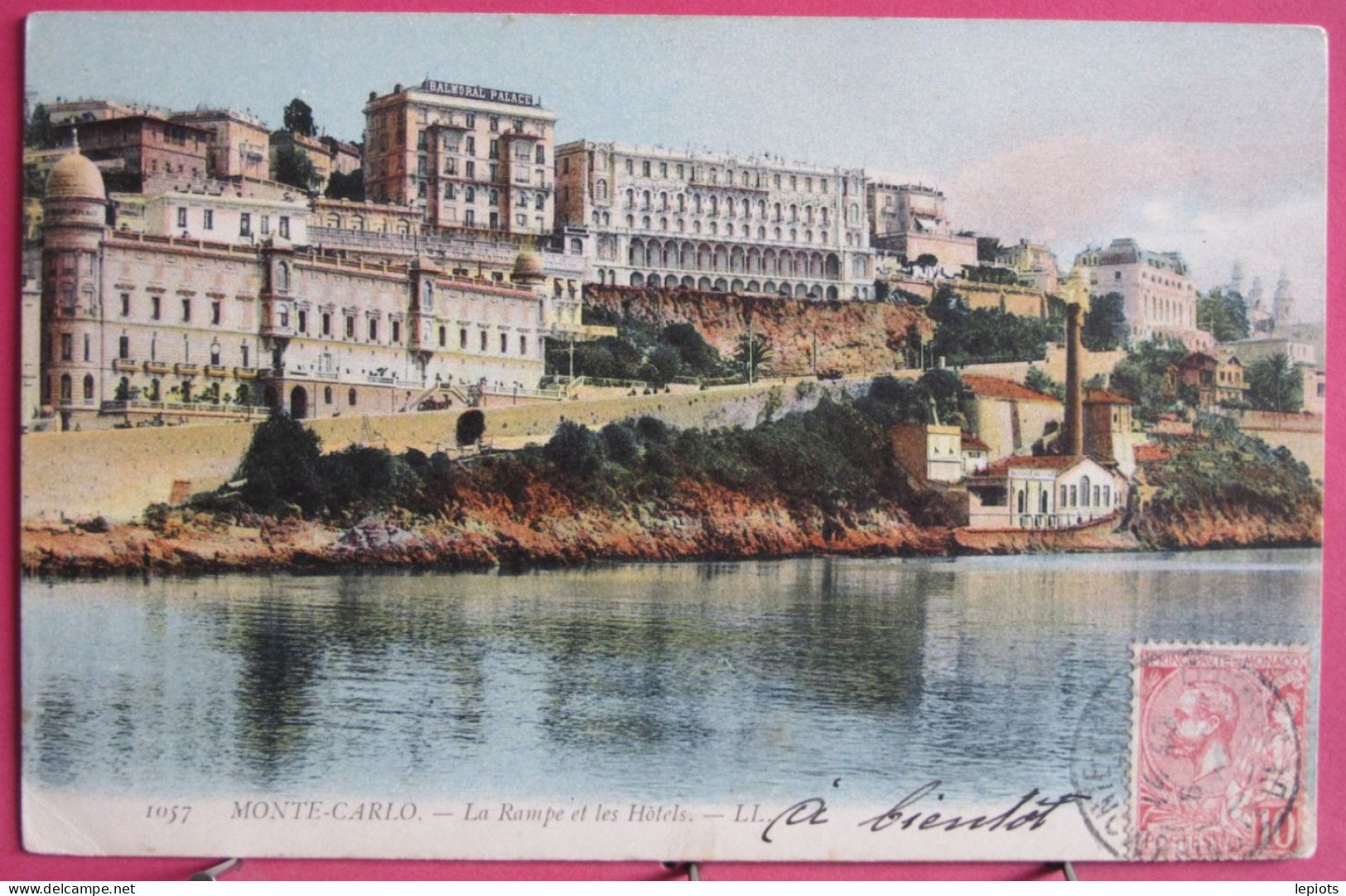 Monaco - Monte Carlo - La Rampe Et Les Hôtels - 1906 - Monte-Carlo