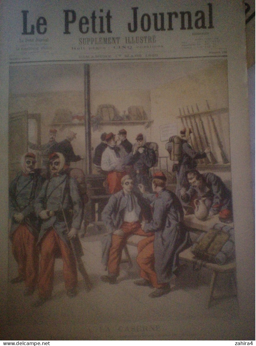 Le Petit Journal N226 Caserne Préparatif Manoeuvre Sur La Neige Duel Tragique Harry Alis Mort Les Reines De La Mi-Carème - Zeitschriften - Vor 1900