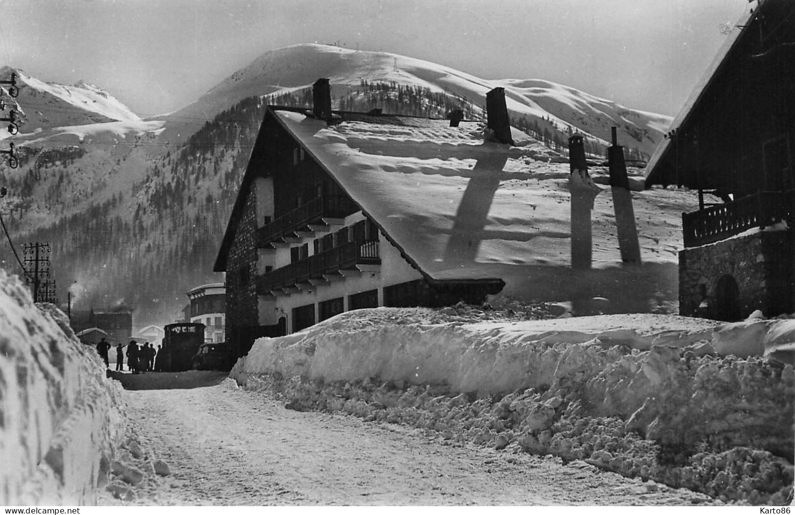 Val D'isère * La Route Nationale 202 , Sous La Neige , En Hiver - Val D'Isere