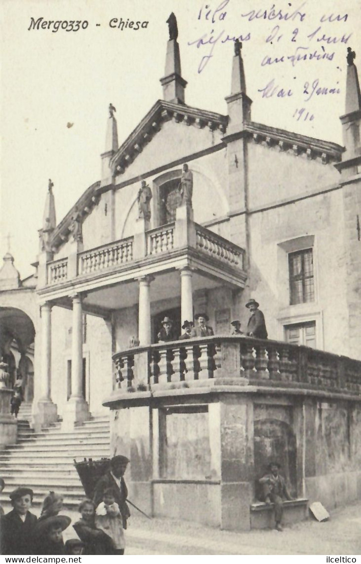 MERGOZZO -  CHIESA  -  1910 - Verbania