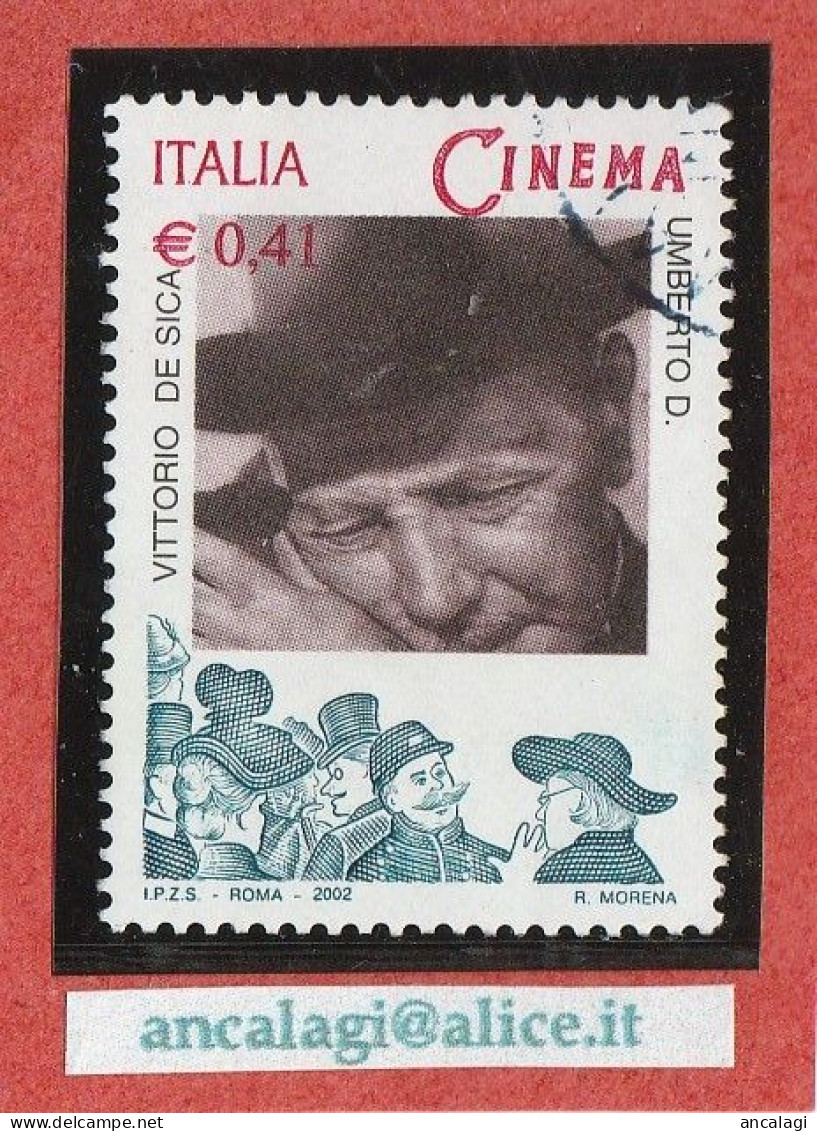 USATI ITALIA 2002 - Ref.0869 "CINEMA ITALIANO" 1 Val. - - 2001-10: Gebraucht