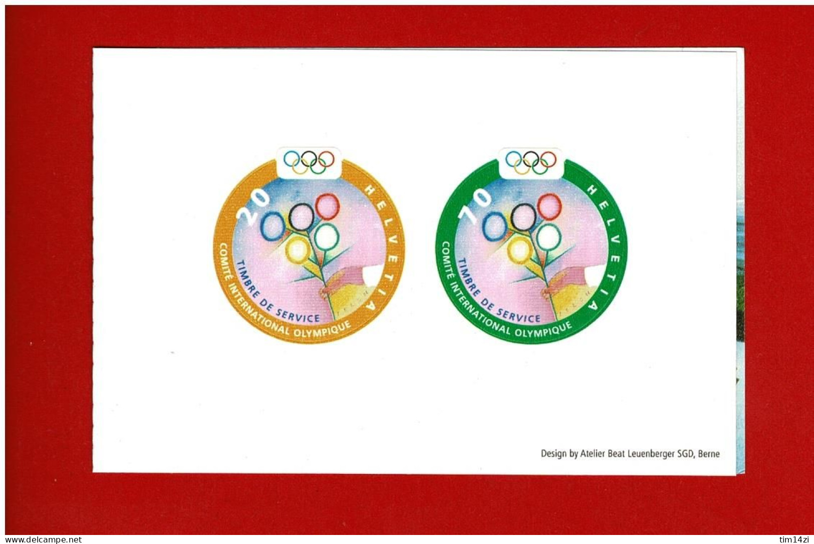 2000 - N° 476/477 - NEUFS** -  COMITE INTERNATIONAL OLYMPIQUE -  COTE Y&T : 3.00 Euros - Dienstzegels