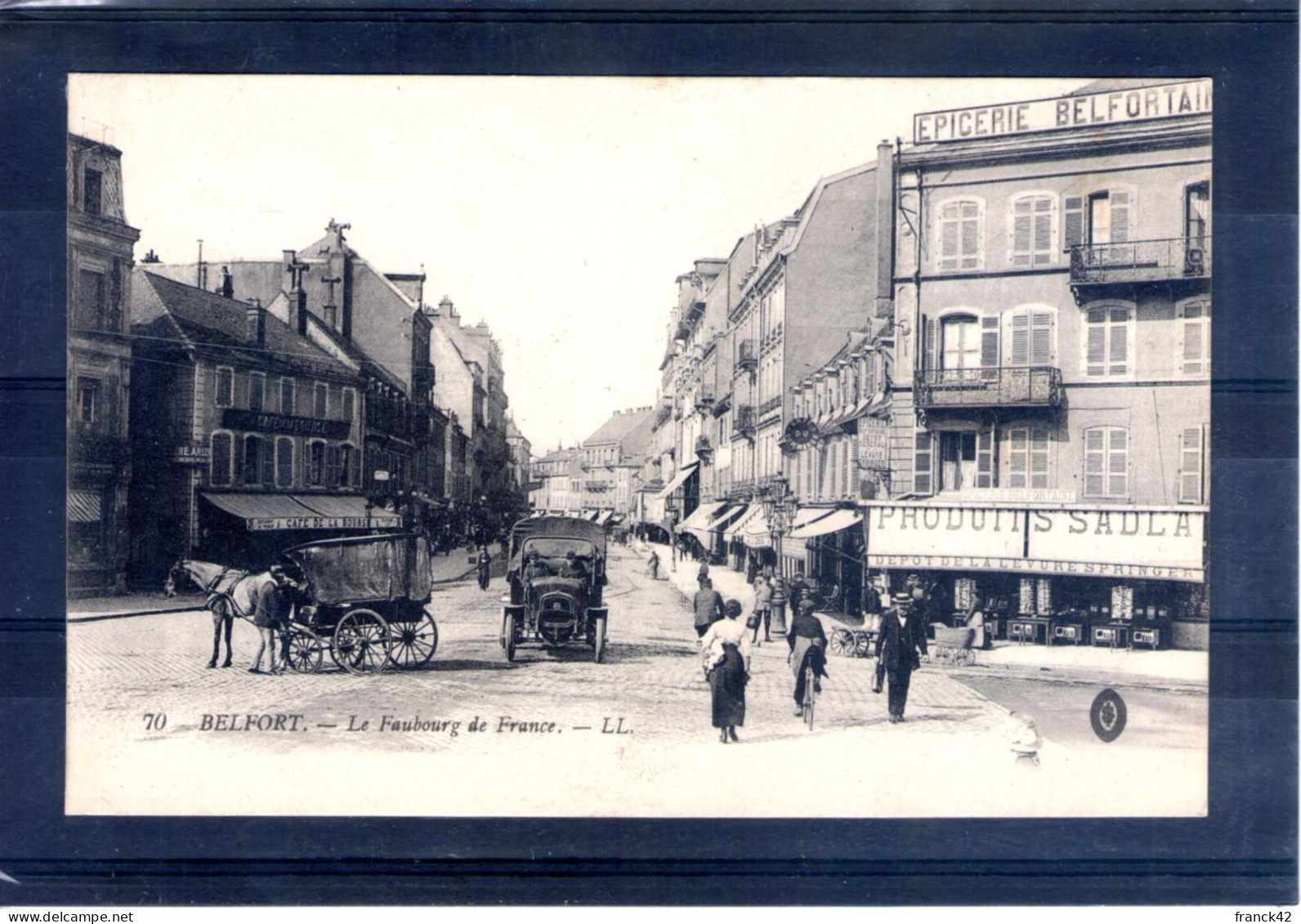 90. Belfort. Le Faubourg De France - Belfort - Ciudad