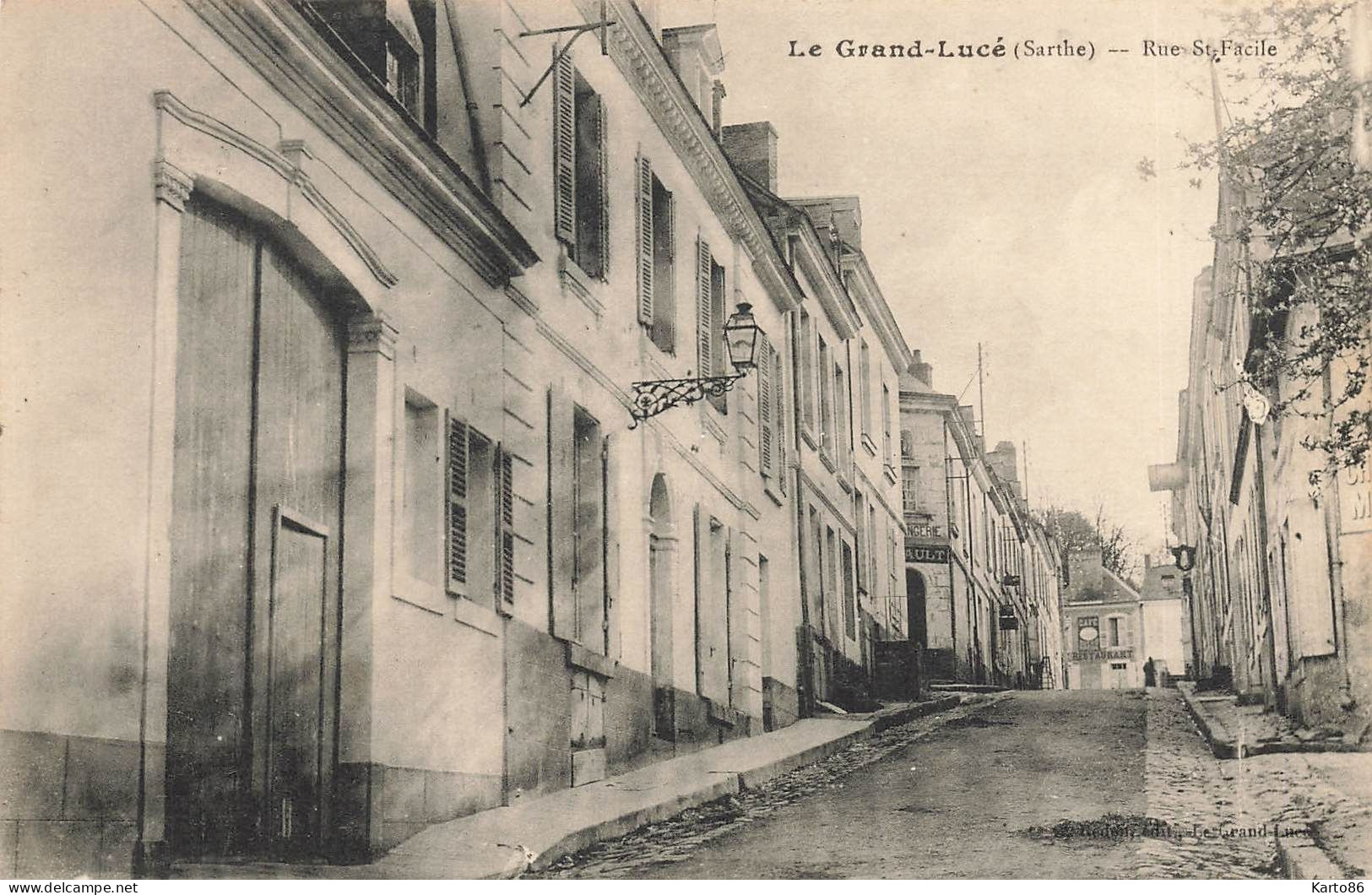 Le Grand Lucé * La Rue St Facile - Le Grand Luce