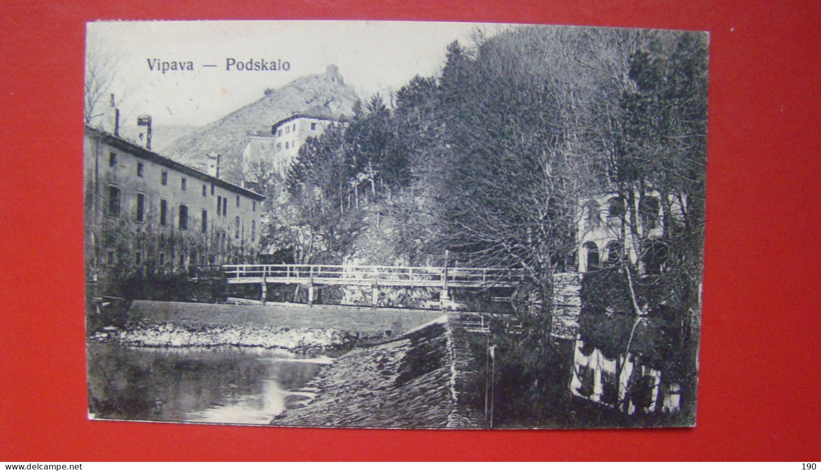 Vipava - Podskalo.  Foto: Franc Kunc,Ljubljana. - Slovenië